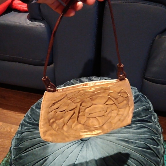 Vintage Victoria Secret Elegant Tan Handbag Very Cute - Picture 2 of 5